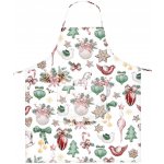 Darré Kuchyňská zástěra Vánoce u babičky bílá – Zboží Dáma