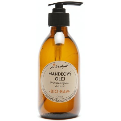 Dr. Feelgood Mandlový olej BIO RAW 250 ml – Sleviste.cz