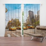 Závěsy Žluté taxiky 2: 2 ks - 140x250 cm - Sablio – Hledejceny.cz