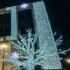 Vánoční osvětlení decoLED LED světelná záclona 1x5m ledově bílá 500 diod 3378
