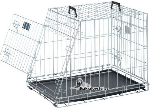 Savic Dog Residence Mobile Klec do auta zkosená 76 x 53 x 61 cm od 2 749 Kč  - Heureka.cz