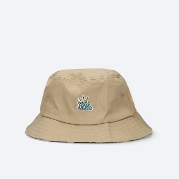 Huf Crown Reversible Bucket Hat Camel
