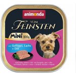 Animonda Vom Feinsten Mini Adult Dog drůbeží losos a kopr 100 g – Zboží Mobilmania