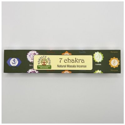 Namaste India Vonné tyčinky 7 chakra 12 ks – Hledejceny.cz