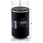 MANN-FILTER Vzduchový filtr C811 – Hledejceny.cz