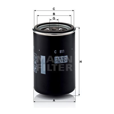 MANN-FILTER Vzduchový filtr C811 – Hledejceny.cz