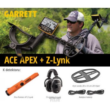 Garrett Ace APEX + Z-LYNK sluchátka