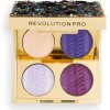 Revolution PRO Ultimate Eye Look Hidden Jewels Paletka očních stínů v duhových purpurových 3,2 g
