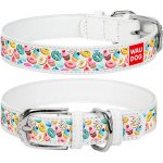 Waudog Obojek kožený Donuts – Sleviste.cz