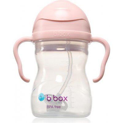 b.box hrneček s brčkem Gelato růžový 240 ml – Zboží Mobilmania