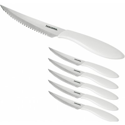 Tescoma Presto 863056 11 nůž steakový 12 cm bílá 6 ks – Zbozi.Blesk.cz