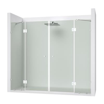 UMAKOV sprchový kout kridlove dvere 3, GS/P980-2/P/Cr-Set-3 – Zboží Mobilmania