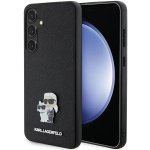 Karl Lagerfeld PU Saffiano Metal Karl and Choupette Samsung Galaxy S24 černé – Zbozi.Blesk.cz