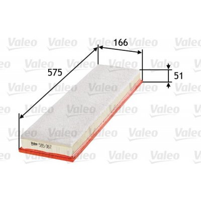 Vzduchový filtr VALEO 585067 – Hledejceny.cz