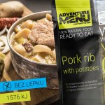 Adventure Menu vepřové žebírko s bramborem 400 g – Zboží Dáma