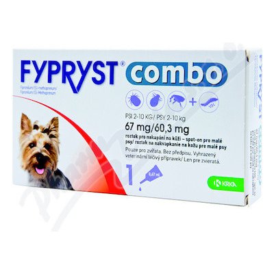 Krka Fypryst Combo Spot on Dog S 2-10kg 1x0,67ml