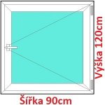 Soft Plastové okno 90x120 cm otevíravé – Zbozi.Blesk.cz