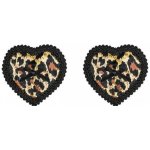 Hnedé leopardie nálepky na bradavky Selvy – Zboží Dáma