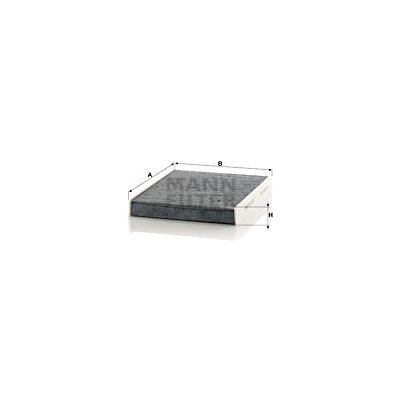 Filtr, vzduch v interiéru MANN-FILTER CUK 2533-2 – Hledejceny.cz