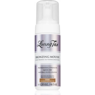Loving Tan Bronzing Mousse samoopalovací pěna odstín Dark 120 ml – Zboží Dáma