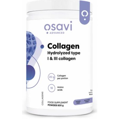Osavi Collagen Peptides Hydrolyzovaný kolagen typu I a III 600 g – Hledejceny.cz
