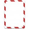 Stojan na plakát tarifold Magneto Solo - bezpečnostní magnetický rámeček, A4, červeno-bílý