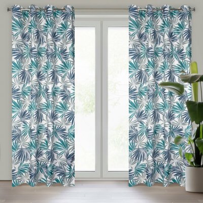 Design 91 ZÁVĚS NA KROUŽCÍCH ELINA 140X250 CM VZOROVANÁ – Hledejceny.cz