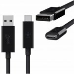 Belkin F2CU029bt1M-BLK USB 3.1 USB-C to USB A 3.1 – Zboží Mobilmania