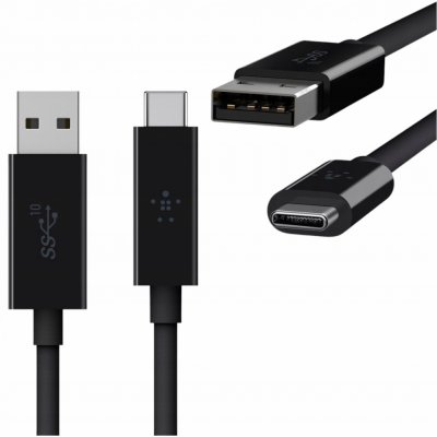 Belkin F2CU029bt1M-BLK USB 3.1 USB-C to USB A 3.1 – Zboží Mobilmania