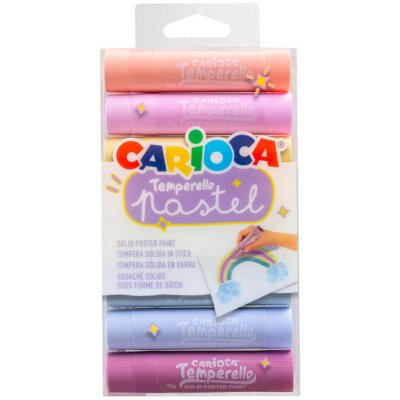 Carioca temperové barvy pastel 8 ks – Zbozi.Blesk.cz