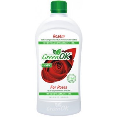 GreenOK Pro Růže Koncentrát huminových látek + NPK 750ml