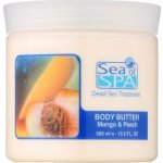 Sea of Spa Dead Sea Treatment tělové máslo s mangem a broskví 500 ml – Zboží Dáma