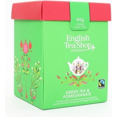 English Tea Shop Zelený čaj s granátovým jablkem sypaný 80 g – Zbozi.Blesk.cz