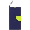 Pouzdro a kryt na mobilní telefon Samsung Pouzdro Fancy Diary Book Navy/Lime Samsung A310 Galaxy A3 2016