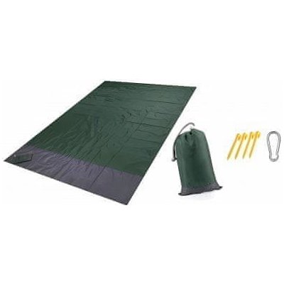 Pronett XJ4329 Magická podložka na pláž 210 x 200 cm khaki – Hledejceny.cz