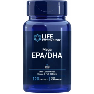Life Extension Mega EPA/DHA 120 gelové tablety – Hledejceny.cz