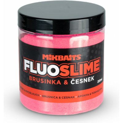 MikBaits Obalovací Dip Fluo Slime Brusinka Česnek 100 g – Hledejceny.cz