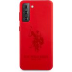 Pouzdro U.S. Polo Double Horse Silikonové Samsung Galaxy S21 Red – Hledejceny.cz