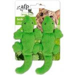 AFP Green Rush ještěrky se šantou Hračka pro kočky 6cm 2ks – Zboží Dáma