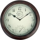 ESSCHERT DESIGN EASTGATE CLOCK hnědá 30,5 cm