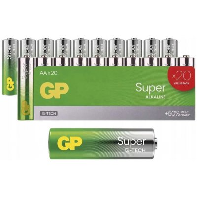 GP Super Alkaline AA 20ks 1013200210 – Sleviste.cz