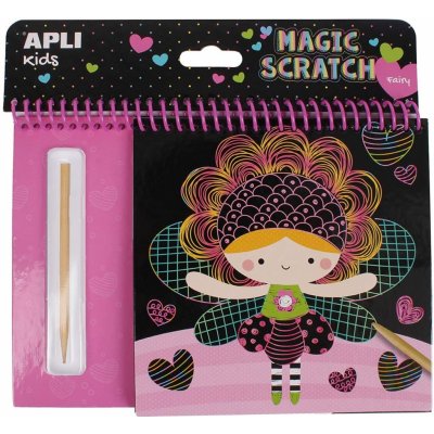 Škrabací obrázky Apli Magic Scratch Fairies pohádky – Hledejceny.cz