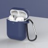 Pouzdro na sluchátka Enem Jednobarevný obal na Airpods 1/2 - s karabinou APP1OAIR037