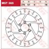 Brzdová destička TRW MST365 brzdový kotouč, zadní SUZUKI VS 1400 GLPT/GLPV Intruder rok 87-05