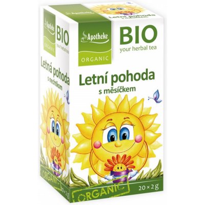 Apotheke BIO Letní pohoda s měsíčkem čaj 20 x 2 g – Zbozi.Blesk.cz