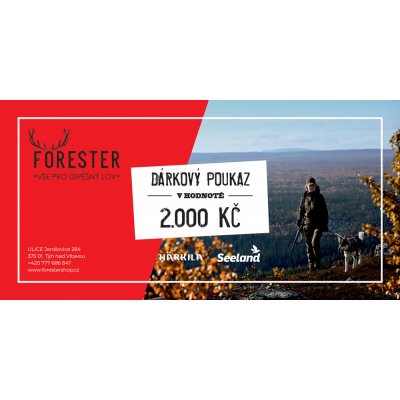 Forestershop Dárkový poukaz FORESTER 2000