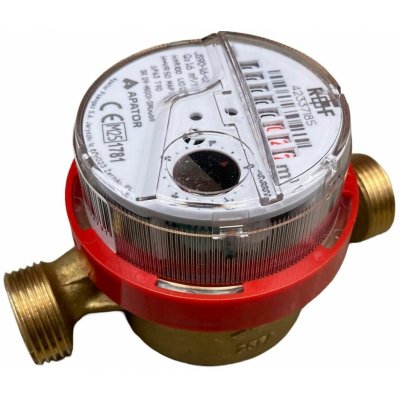 Plano Bytový suchoběžný vodoměr SV 1/2˝ DN15 1,6 m3/h 110 mm 90 °C – Hledejceny.cz