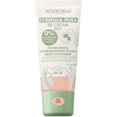 Deborah Milano Formula Pura BB krém BIO 02 Nude 30 ml – Zboží Dáma
