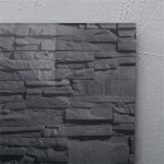 Sigel Artverum magnetická skleněná tabule textura břidlice 48 x 48 cm – Zbozi.Blesk.cz