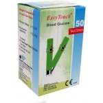 EasyTouch testovací proužky pro glukometr 50 ks – Zboží Dáma